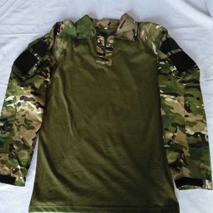 combat shirt/kaos bdu panjang loreng multicam cotton twill local