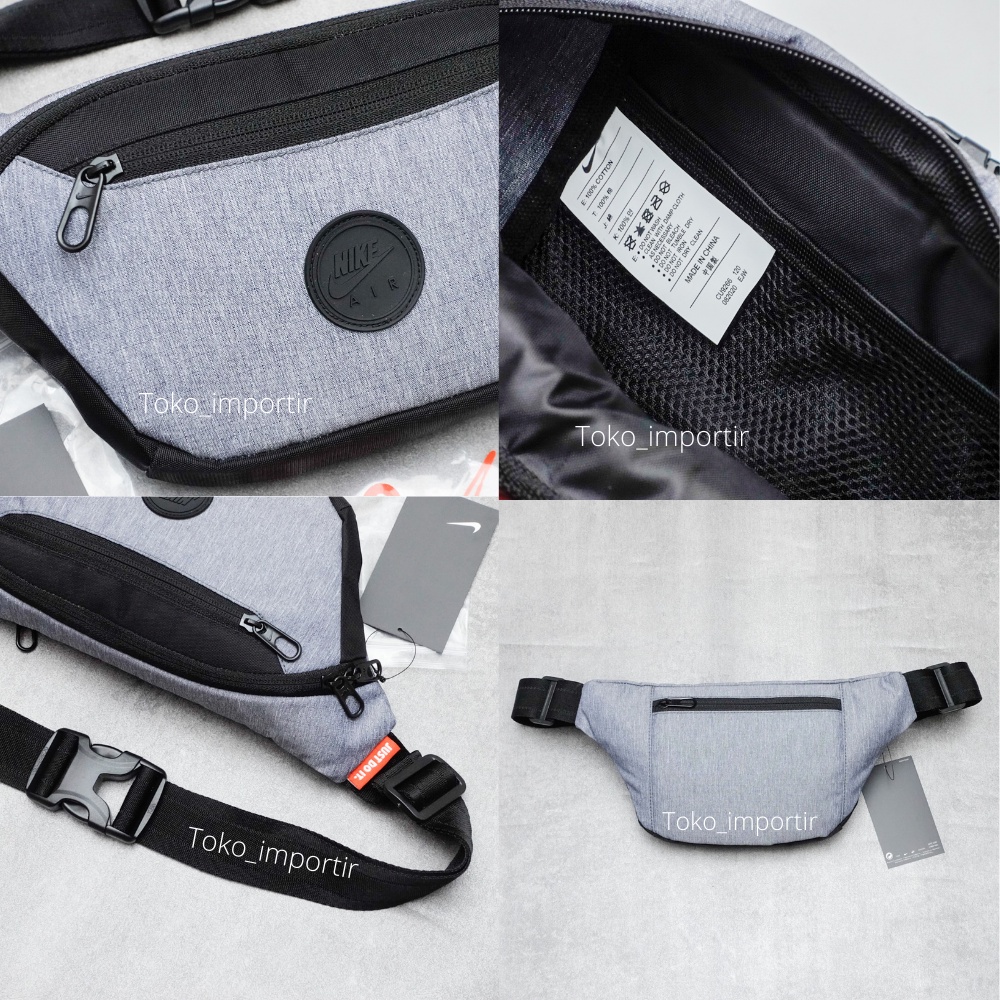 Waistbag Nike Waterproof Import Tas Pinggang Pria Mirror Original