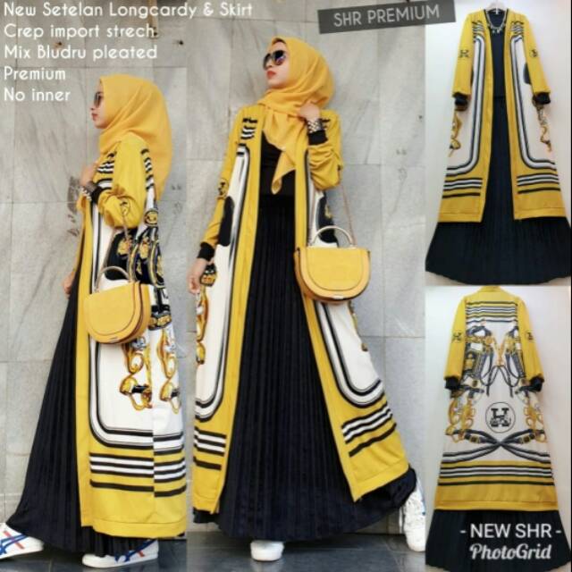Setelan gamis ori SHR Import