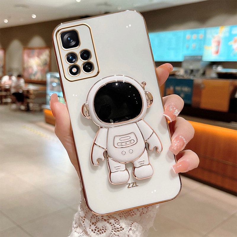 Soft Case Silikon Desain Astronot Untuk Redmi Note 11 Pro 11s 10C 10A 10S 10 9A 9T 9C 6D