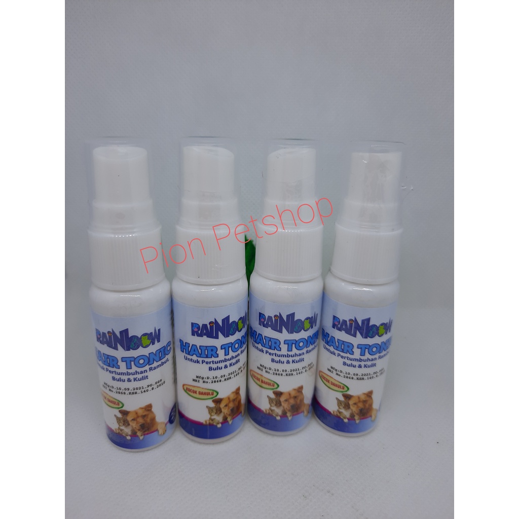 Rainbow Hair Tonic Vitamin Bulu &amp; Kulit 20ml untuk anjing dan kucing