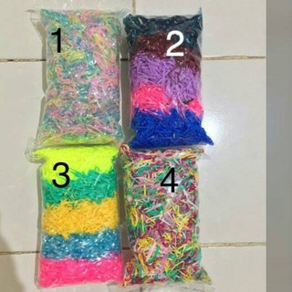 Karet Rambut  Jepang 250gr Ikat  Rambut  Warna Karet Warna 