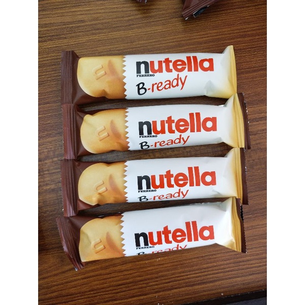 

Nutella Ferrero B-Ready Wafer isi olesan kacang hazel