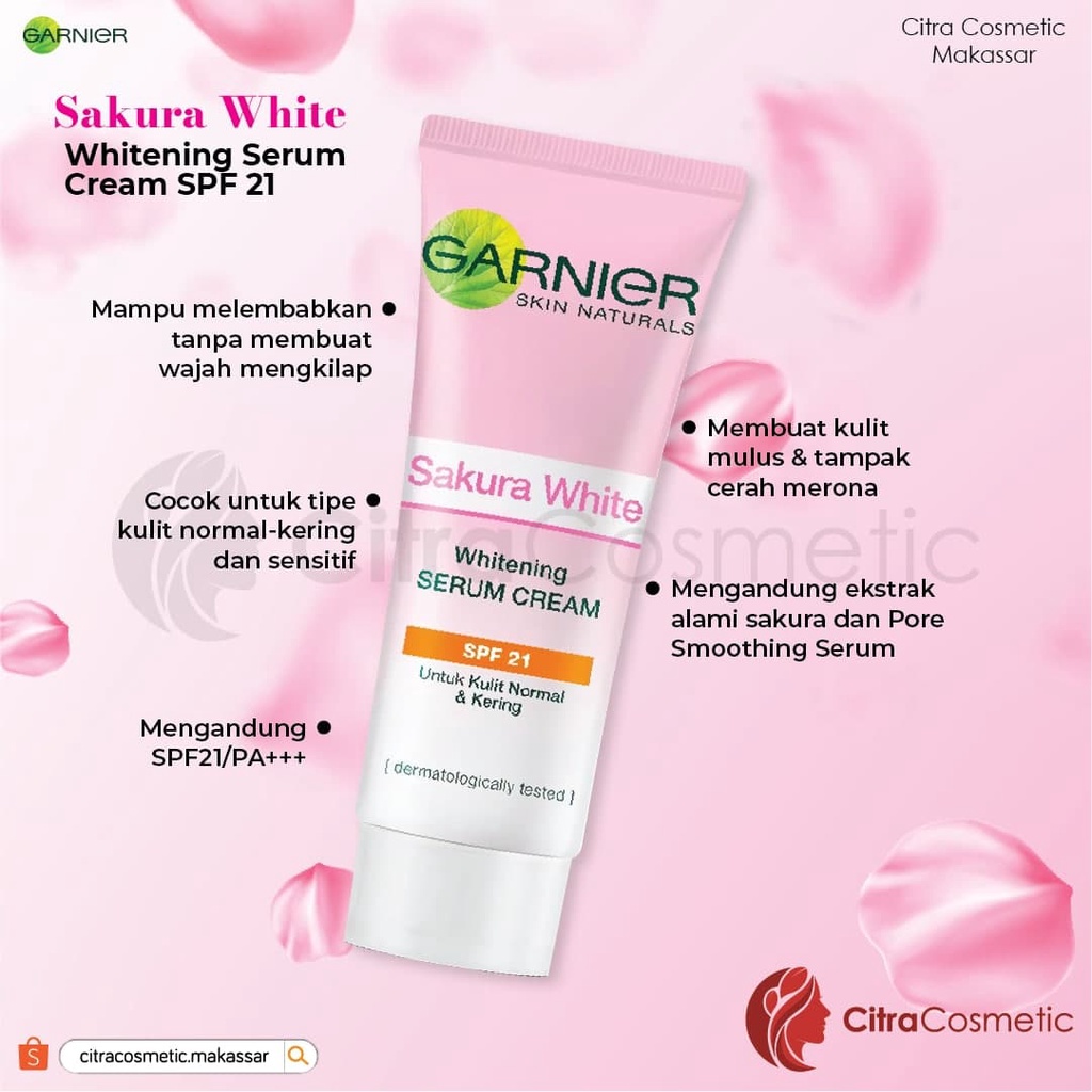 Garnier Sakura White Series Whip Foam | Pinkish Radian Foam | Essens Lotion | Night Cream | Whitening Serum Cream | Body Lotion