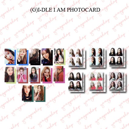 [READY / SET] (G)I-DLE I AM GIDL PHOTOCARD FAN MADE UNOFFICIAL YANGPASHOP GIDLE SOYEON MIYEON YUQI