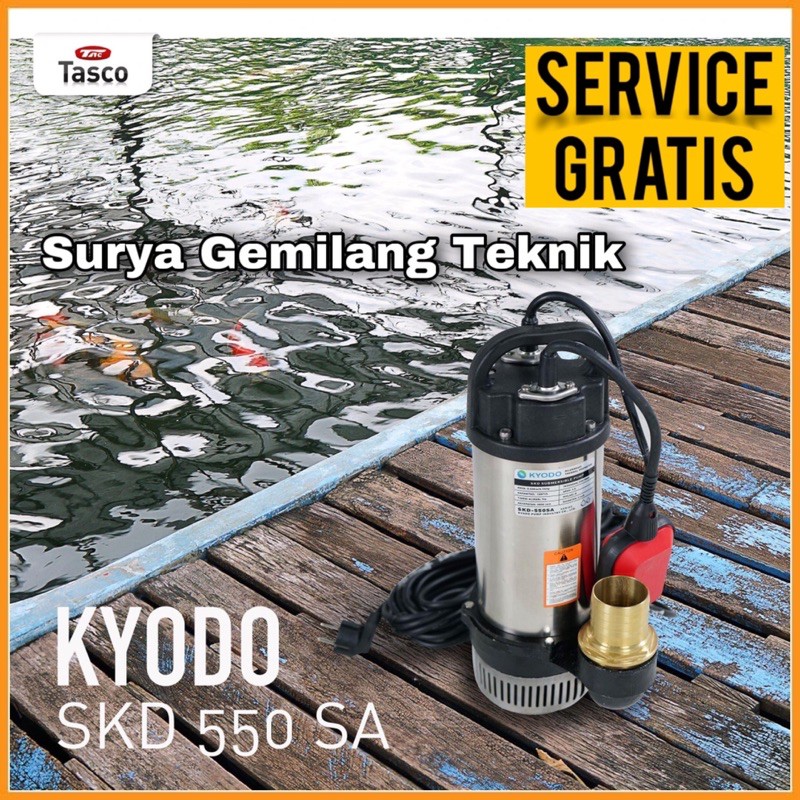 Pompa Celup KYODO SKD-550SA Otomatis Pompa Air Mesin Pompa Air Kyodo
