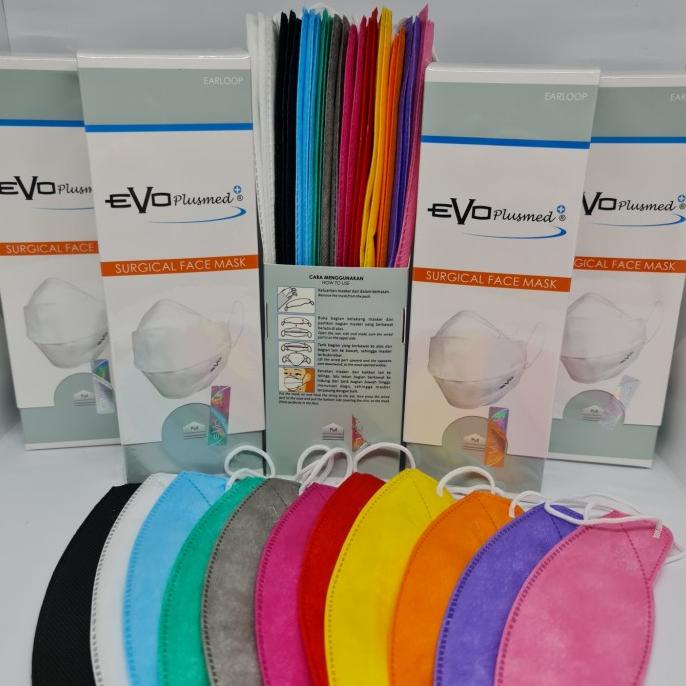 MASKER EVO PLUSMED 1 BOX 25 PCS 11 COLOUR 45-captikus Segera Dapatkan