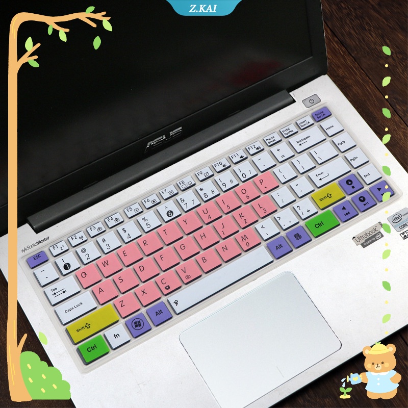 Skin Silikon Cover Pelindung Keyboard Laptop 14 &quot;Untuk Asus X455L X454L X453M X451M A456U A442U X441U X441N X441 X441M X44 Xhm