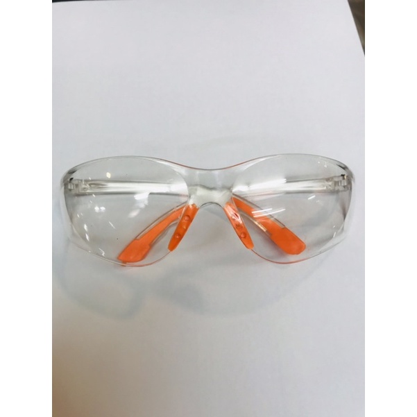 BISA COD | Kacamata Safety Glasess Clear / Bening