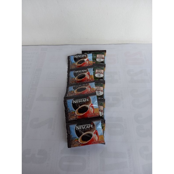 

Nescafe Classic Kopi Hitam Renceng 10 sachet x 2 gram