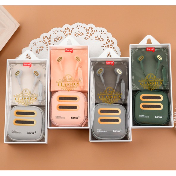 [E-192] Headset Earphone Bentuk Motif RADIO Classic / Wadah Earphone Lucu Bentuk RADIO Klasik