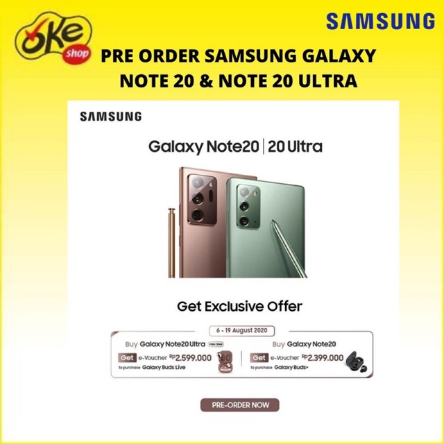 PRE ORDER - Samsung Galaxy Note 20 Ultra Smartphone