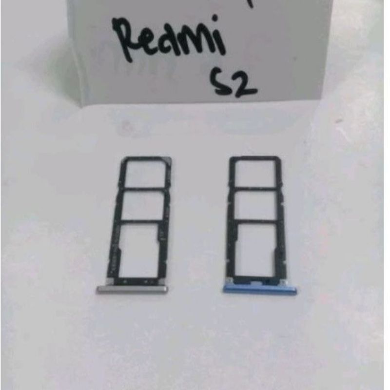 SIMTRAY SIMLOCK SLOT SIM TEMPAT KARTU SIM CARD XIAOMI REDMI S2 Y2 ORIGINAL