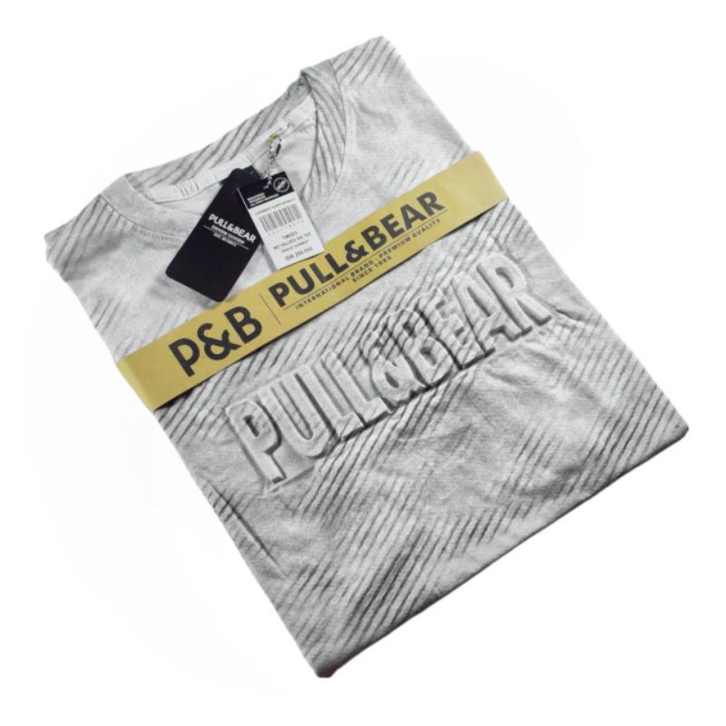 KAOS T-SHIRT PULL&amp;BEAR CAMO LEOPARD/FOIL PREMIUM HIGHT QUALITY FULLTAG&amp; LEBEL