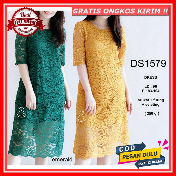 Java Art - Dress Wanita Modern Model Terbaru Motif Polos Flare Murah Lengan Pendek Selutut Party Nat