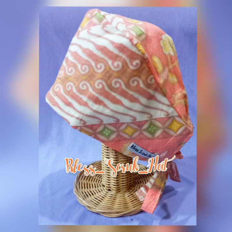 Topi Bedah / Nurse Cap/ Sugical cap/ Topi Motif/Batik