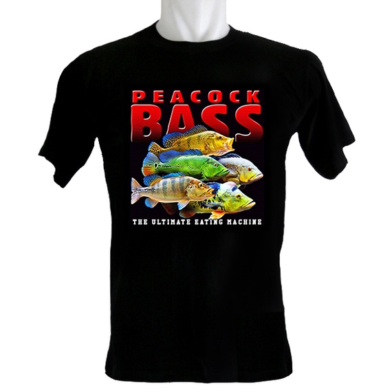 Indoshirt - Kaos Ultimate Peacock Bass - Bahan Katun - Kerah O - Ukuran 3XS sampai dengan 3XL - Bany