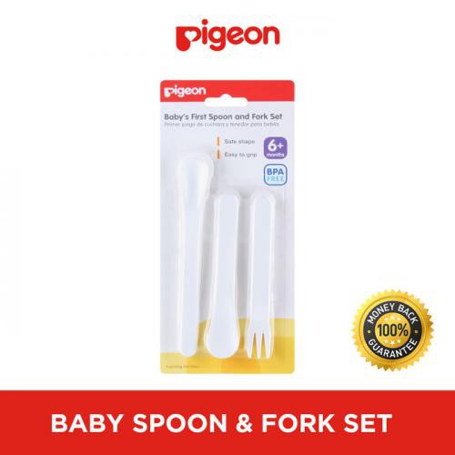 Pigeon Baby First Spoon and Fork Set Sendok Garpu Bayi