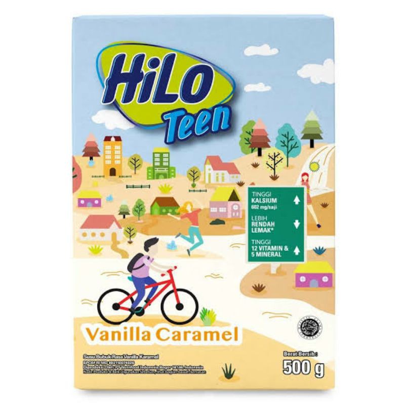 

Hilo Teen Rasa Vanila Caramel & Chocolate 500gr, 750gr