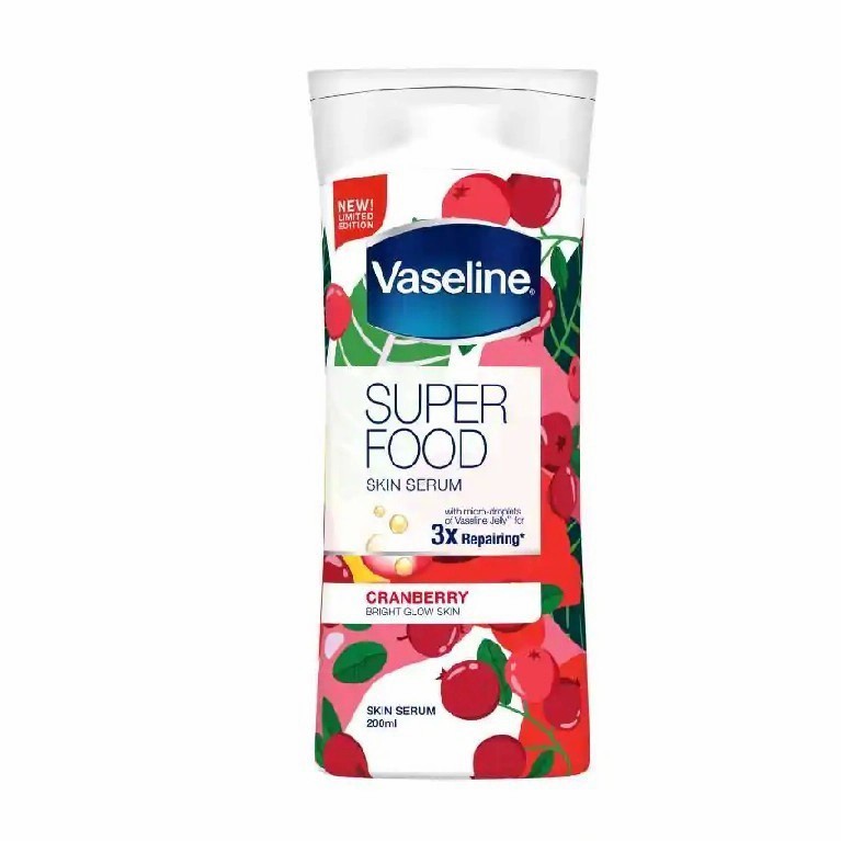 body lotion vaseline superfood cranberry 200
