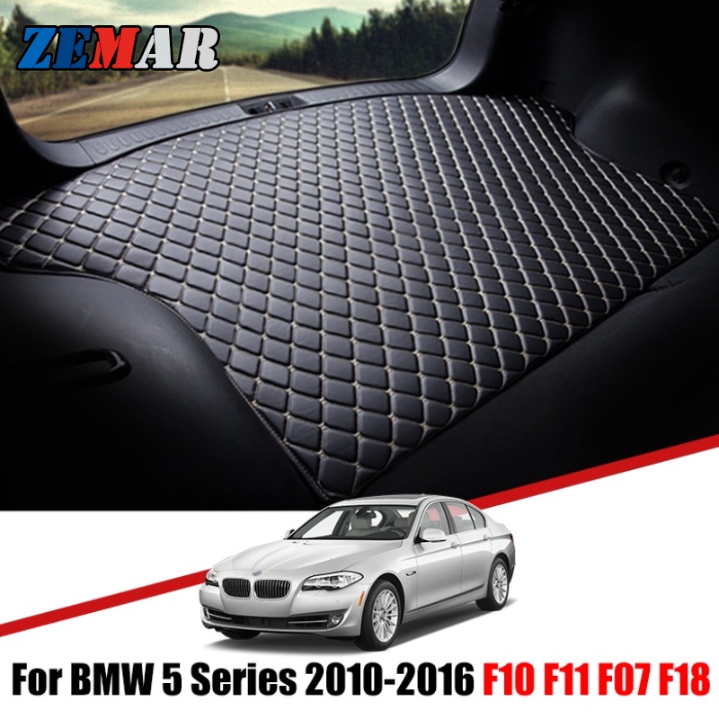 Karpet Bagasi Mobil Bahan Kulit Untuk BMW 5 Series 2010-2016 F10 F11 F07 F18