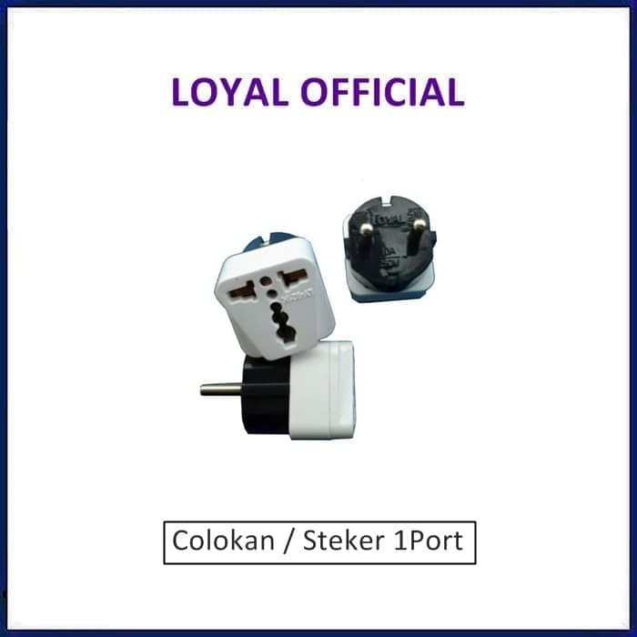 Steker Kaki 3 ke Kaki 2 Colokan Sambungan Listrik / Colokan 3 ke 2