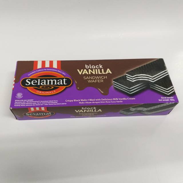 

Selamat Black Vanila Sandwich Wafer 198gr