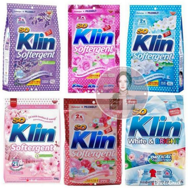 SOKLIN DETERGEN BUBUK 770 GR