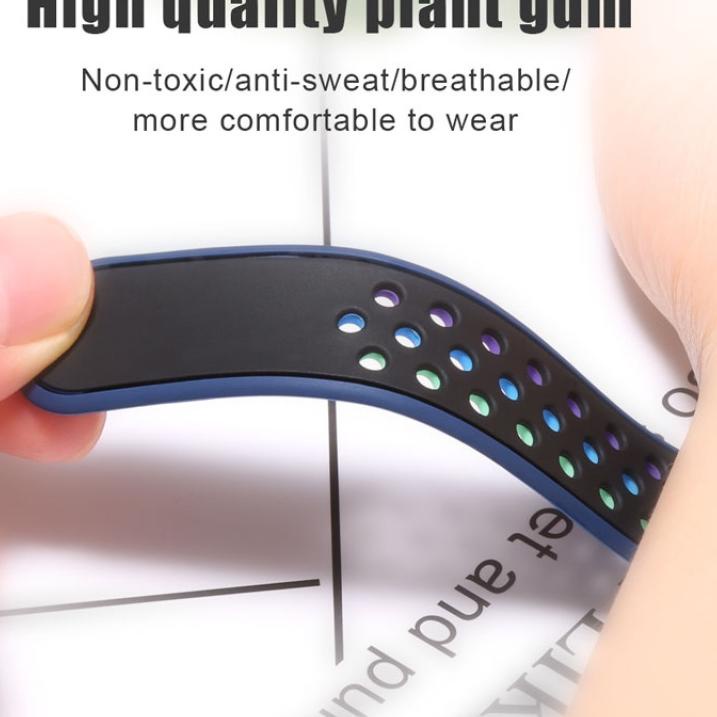 Barang Pilihan.. Nike Sports Rainbow iwatch strap for Series 6 5 4 3 2 1 SE Tali iwatch 38mm / 40mm 