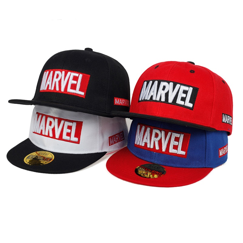 Disney Marvel Hoe Manwitter Baseball Cap Platte Rand Vistle Barron Jane Hoe Jones Baby Meisjess Zonnehoed Hip Hop Hoe