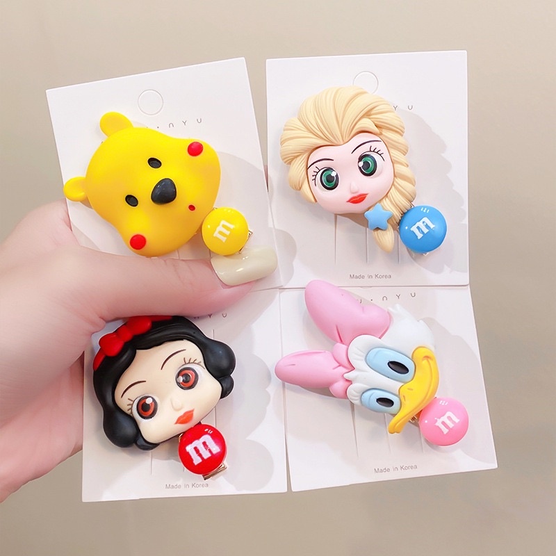 Jepit Rambut Anak jumbo Princess Disney import