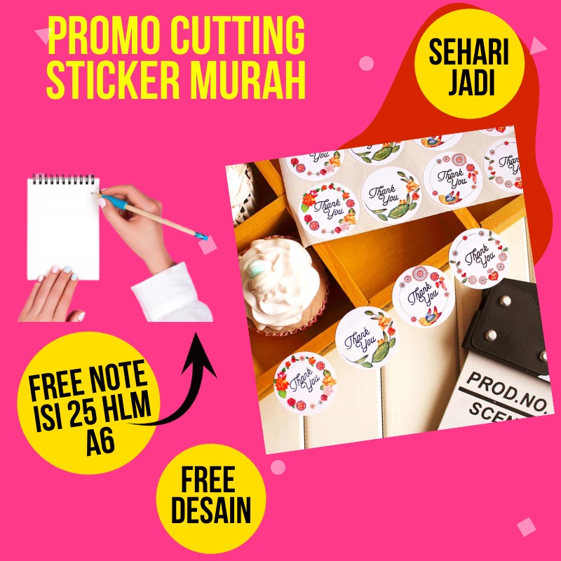 

CETAK STIKER LOGO CUSTOM FREE DESAIN FREE NOTE MEMO LANGSUNG JADI