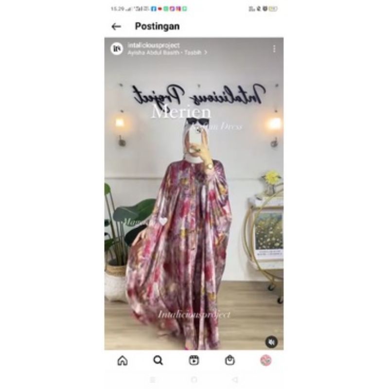 MERIEN KAFTAN DRESS INTALICIOUS