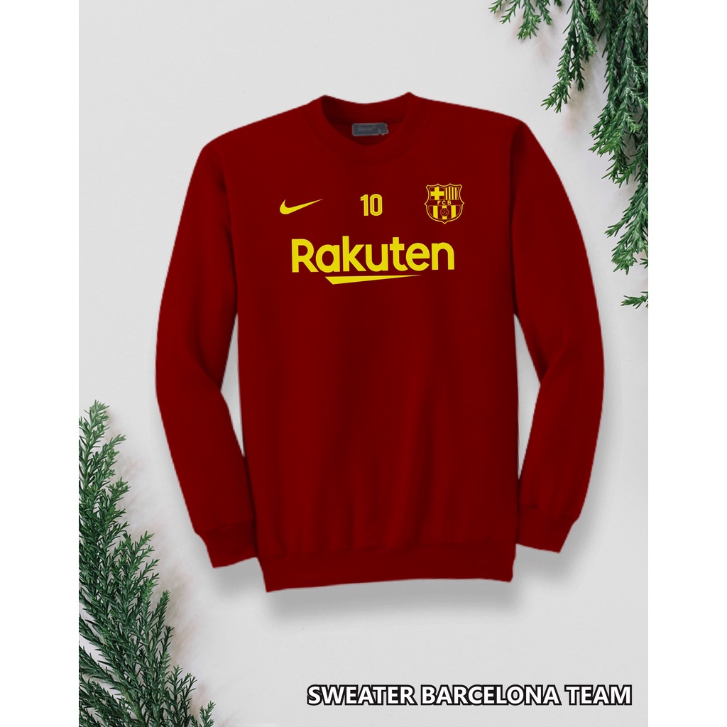 SWEATER *ARCELONA TEAM | Jersey Bola Jaket Bola Hoodie Bola Sweater Bola K11