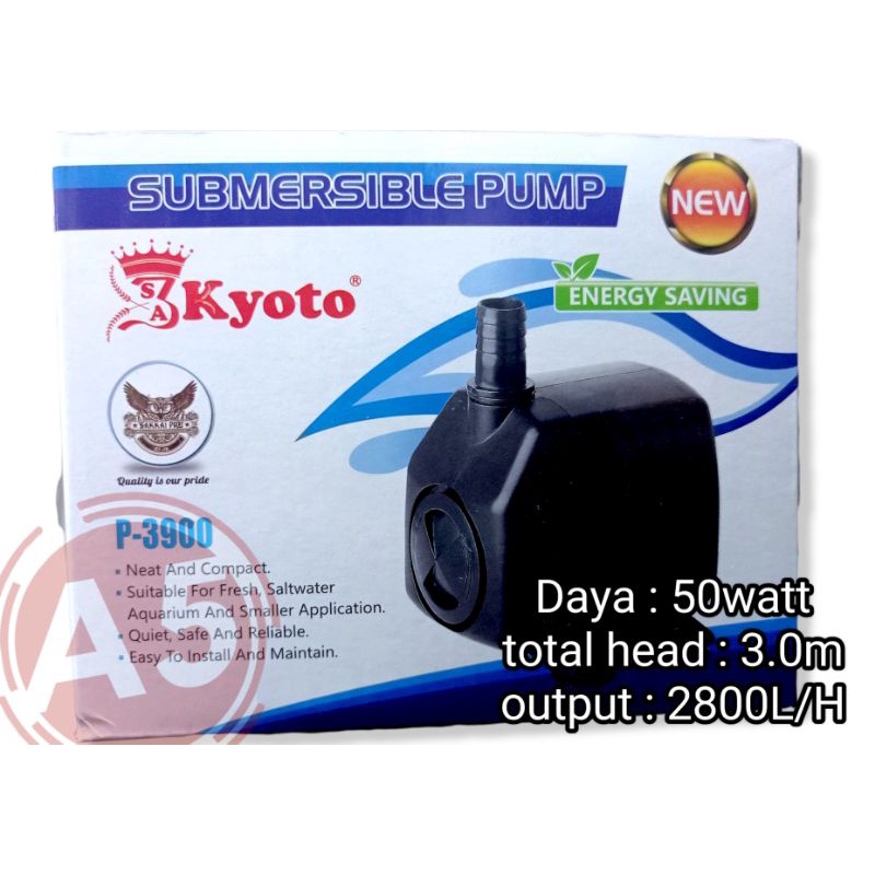 Pompa kolam airmancur hidroponik SUBMERSIBLE PUMP KYOTO P 3900