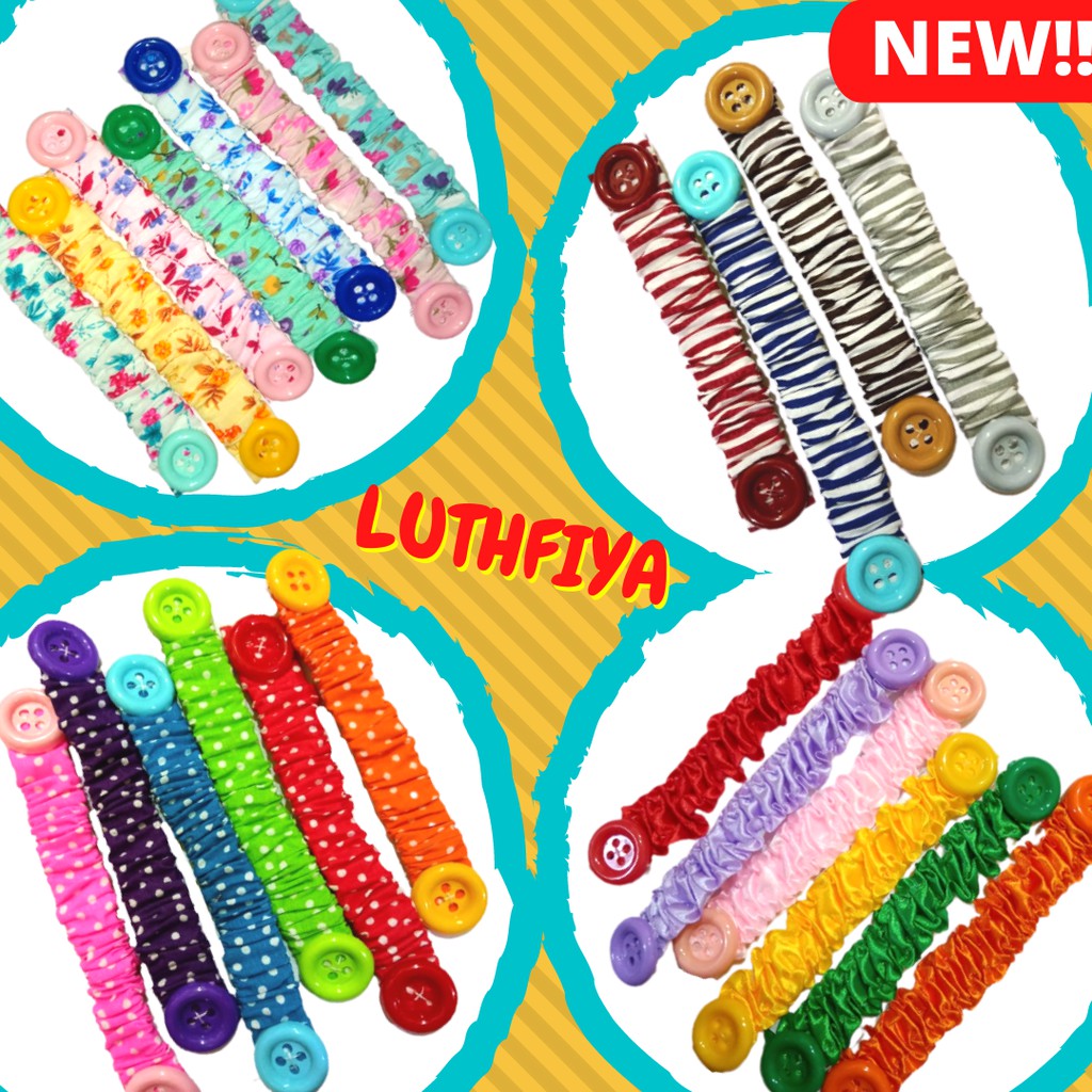 TALI PENGAIT MASKER | KONEKTOR MASKER | KONEKTOR HIJAB JILBAB MOTIF