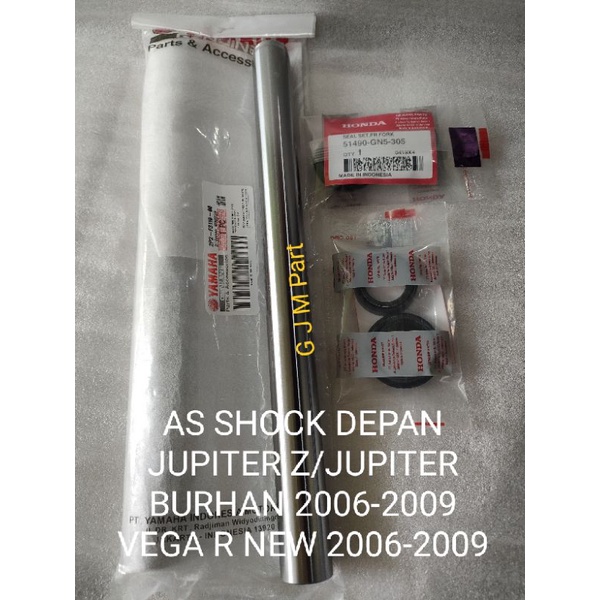 AS SHOCK DEPAN PIPA SHOK DEPAN + SIL SHOCK JUPITER Z JUPITER BURHAN 2006-2009 VEGA R NEW 2006-2008 Y