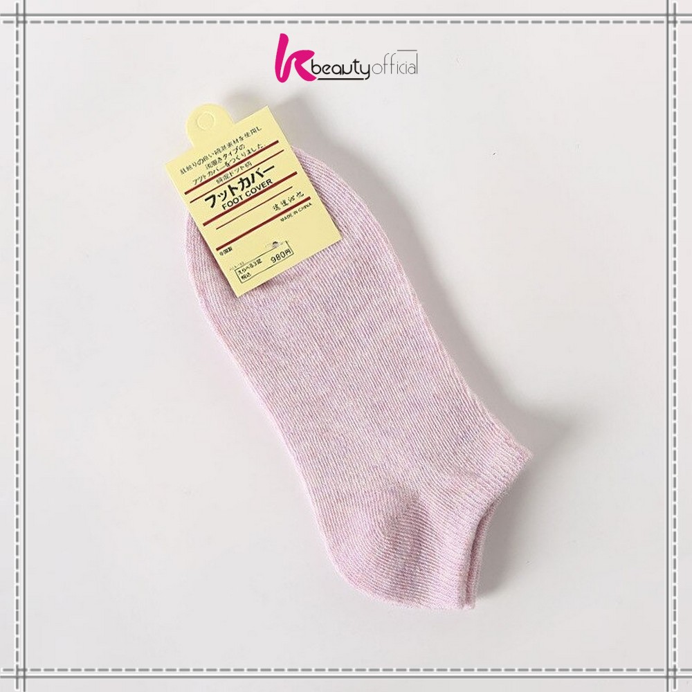 KB-P59 Kaos Kaki Semata Kaki Polos / Kaus Kaki Wanita / Kaos Kaki Ankle Dewasa / Short Socks Import-UNGU