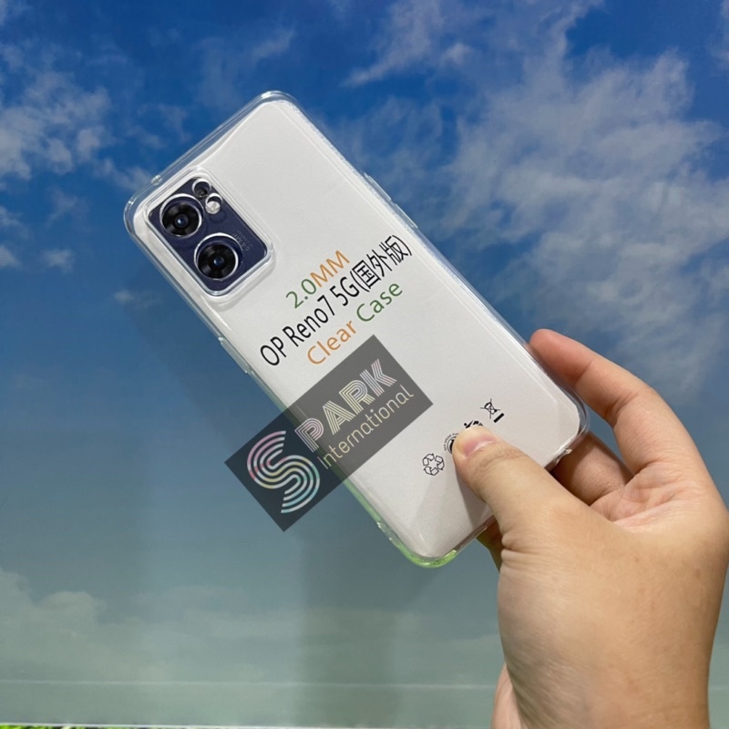 CLEAR CASE 2MM OPPO RENO 7 5G SOFTCASE TPU OPPO RENO 7 5G