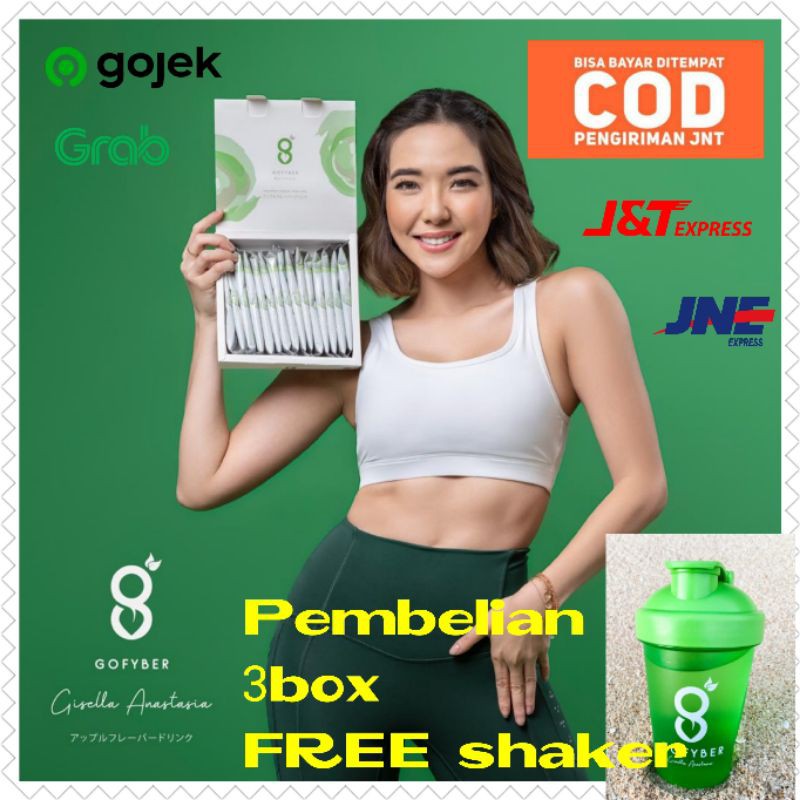 Gofyber by Gisella dan Anya Geraldine AGEN RESMI serat menghilangkan lemak diet detox probiotik