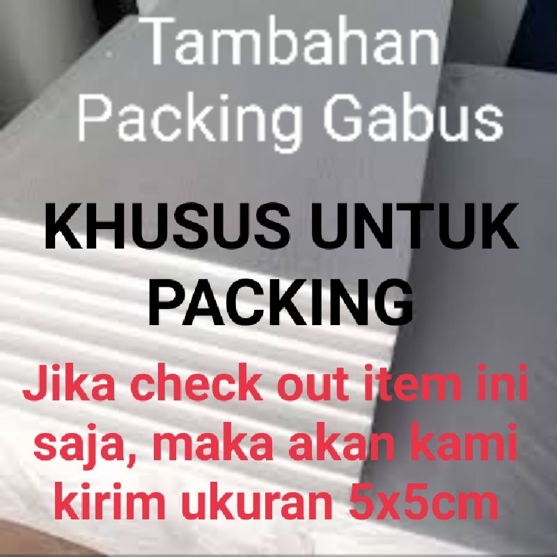 

[Ukuran: 5x5cm] Tambahan Packing Gabus | Packing Styrofoam untuk Packing Satu Lightstick