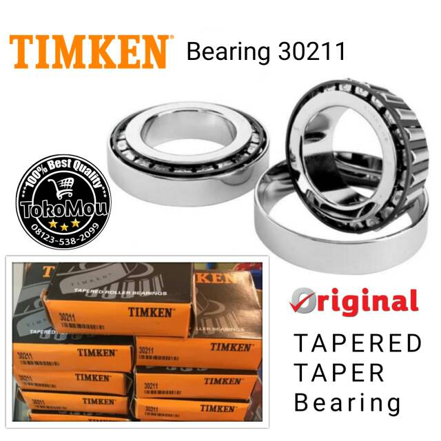 BEARING TIMKEN 30211 TAPERED TAPER ROLLER TIMKEN