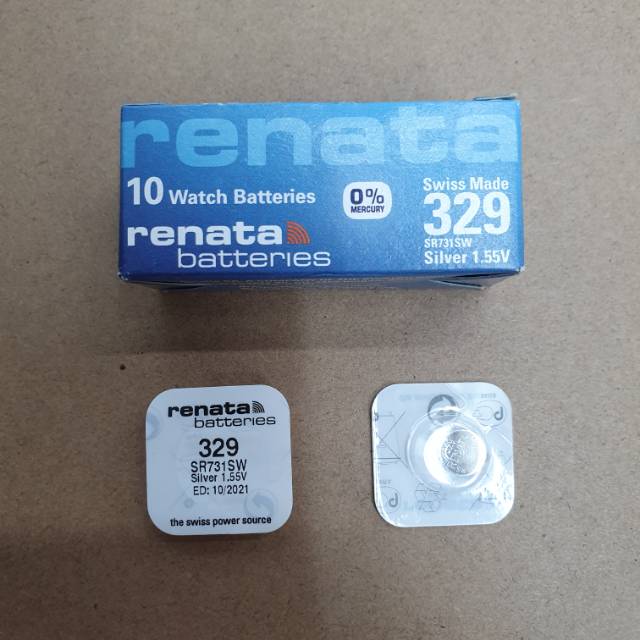 Baterai Renata SR731SW/329 1,55V Original