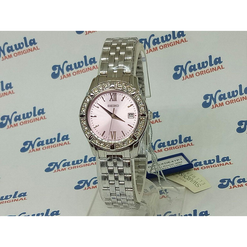 Seiko Ladies SXDE47P1 QUartz Pink Dial - Jam Tangan Wanita SXDE47