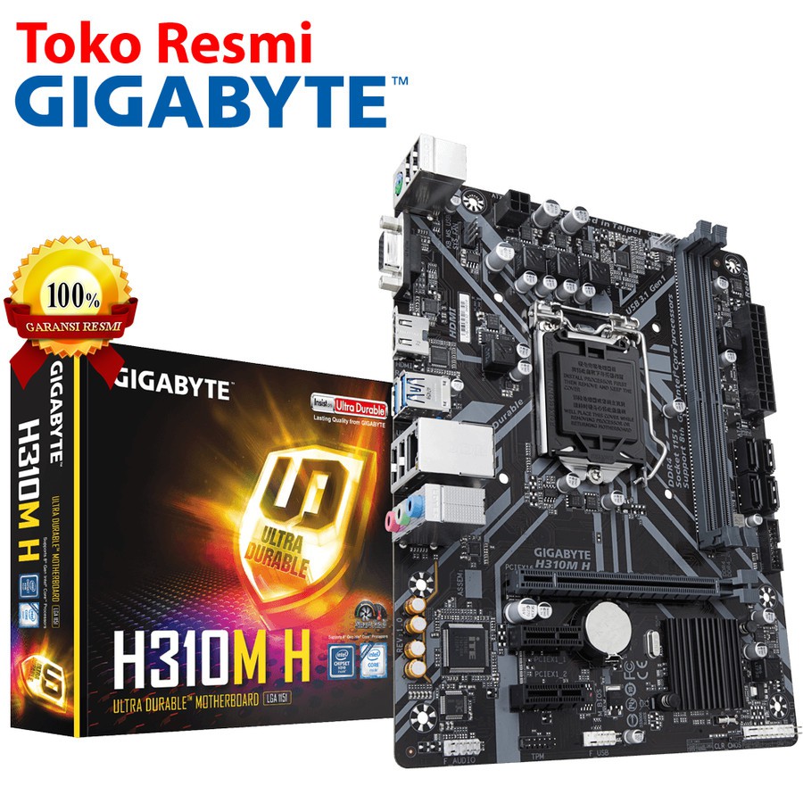 GIGABYTE MOTHERBOARD H310M H