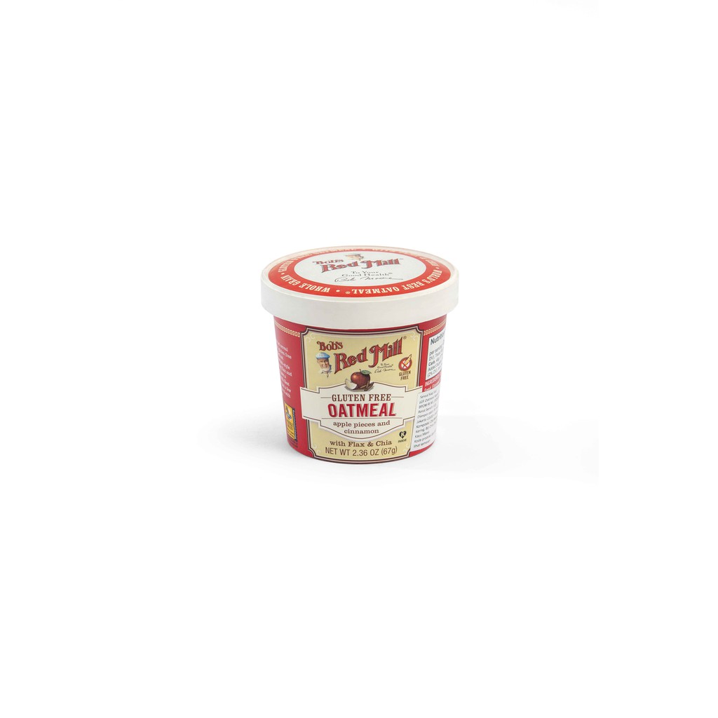 

Bob’s Red Mill Gluten Free Oatmeal Apple Cinnamon Cup 67 gr