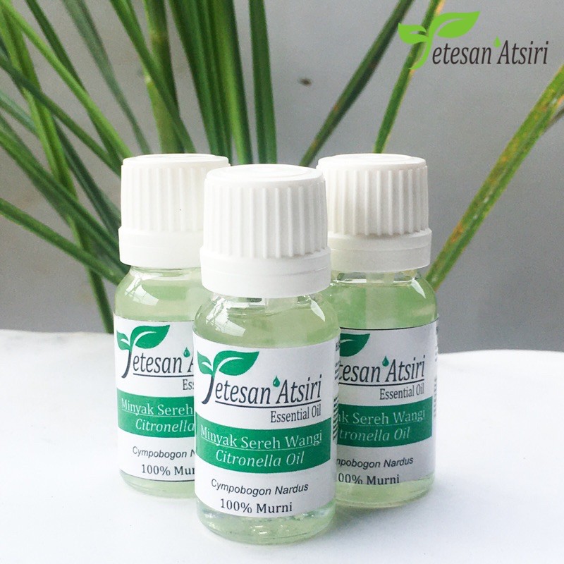 10 ml minyak atsiri sereh wangi minyak sereh wangi murni citronella oil citronella essential oil100%