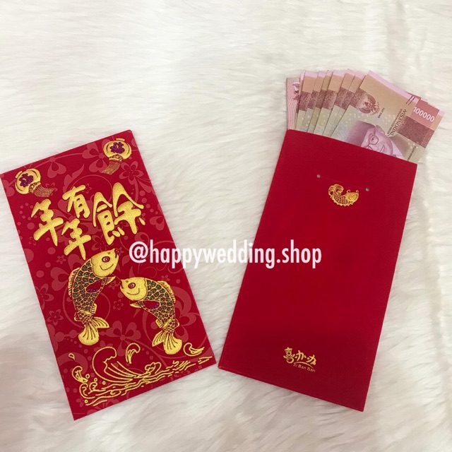 

Angpao Imlek Kain Bludru / Angpao Kongian / Angpao Kweni
