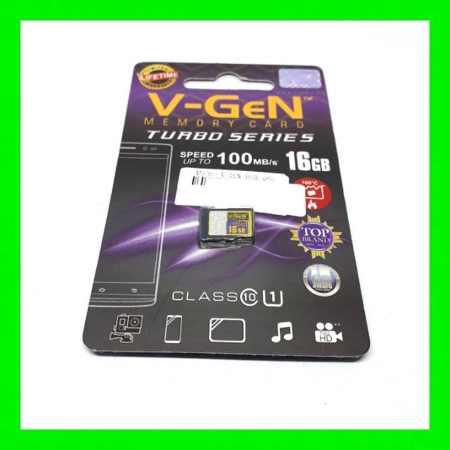 MMC MEMORY CARD V-GEN 16GB CLASS 10  KARTU MEMORI KARTU SD MEMORI MEMORY SD KARTU SD 100 % ORIGINAL