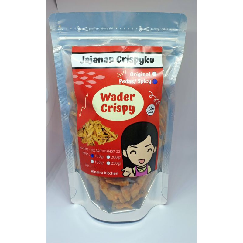 

Wader Krispi oleholeh khas (Wader Crispy 100gr PEDAS)